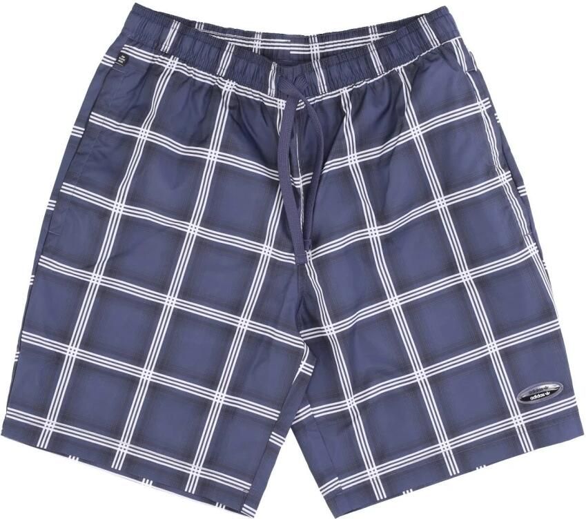 Adidas Kleurrijke zwembroek met mesh-ondergoed Blue Heren