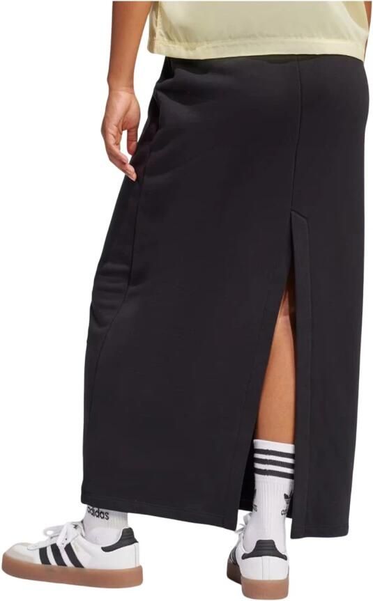 Adidas Lange rok van Franse terry-stof Black Dames - Foto 3