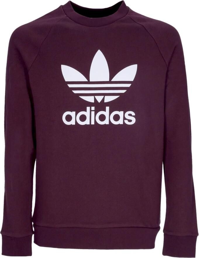 Adidas Lichtgewicht Crewneck Sweatshirt Schaduw Maroon Brown Heren - Foto 3