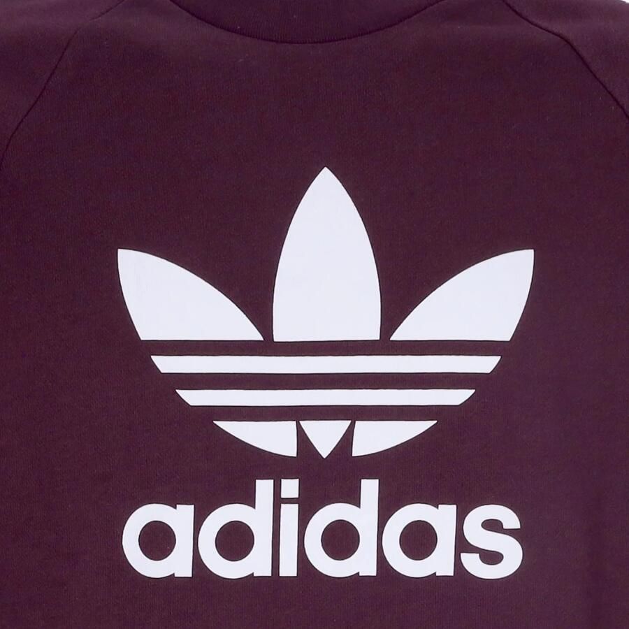 Adidas Lichtgewicht Crewneck Sweatshirt Schaduw Maroon Brown Heren