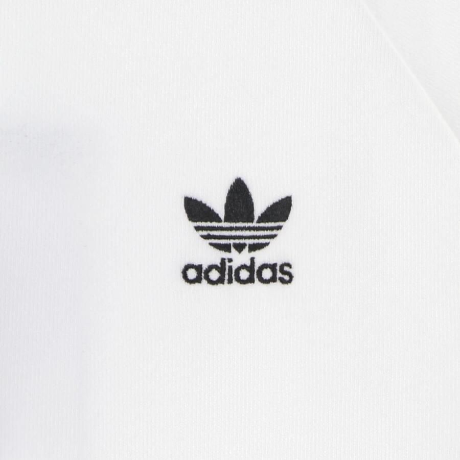 Adidas Lichtgewicht Crewneck Sweatshirt Wit Zwart White Heren - Foto 3