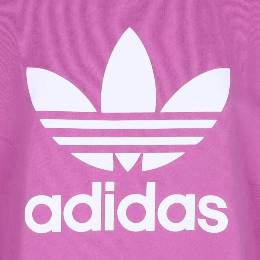 Adidas Lichtgewicht Crewneck Trefoil Sweatshirt Violet Purple Dames