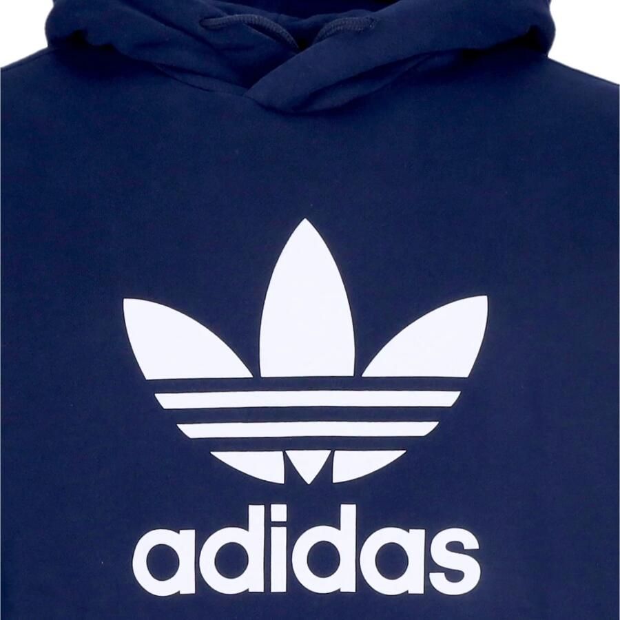 Adidas Originals Blauwe hoodie met maxi logo print Blue Heren