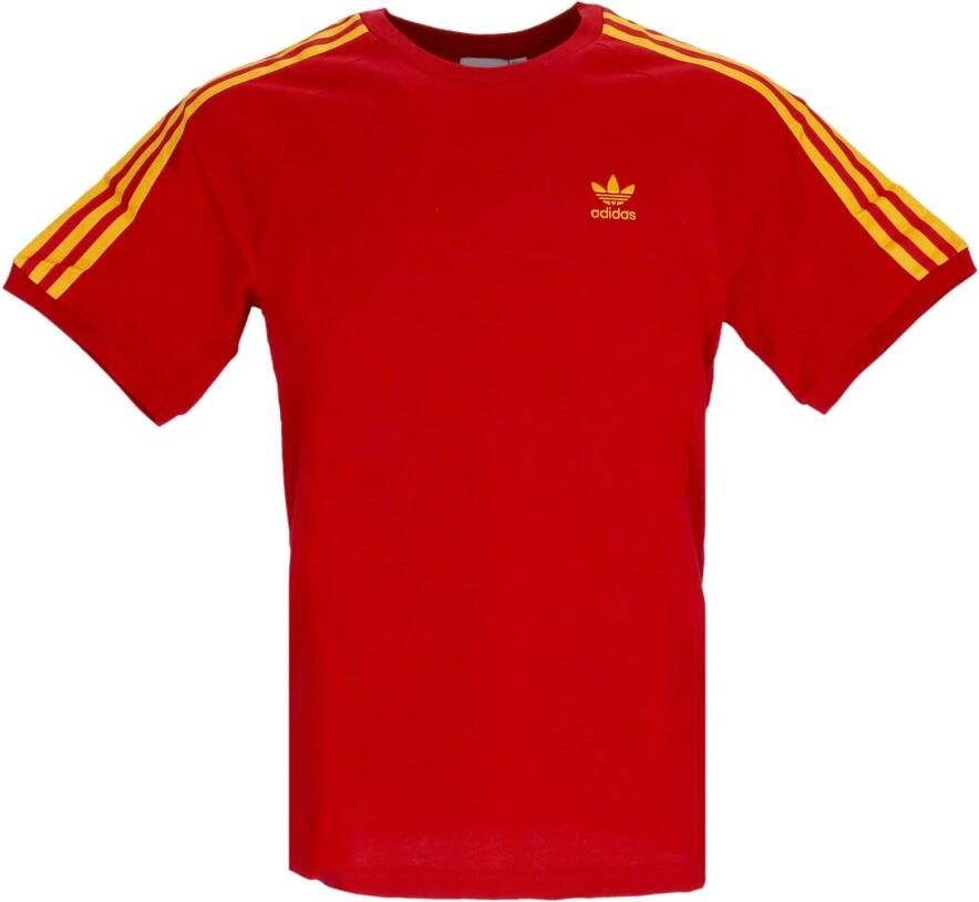 Adidas Originals T-shirt met 3 strepen Rood Heren - Foto 2