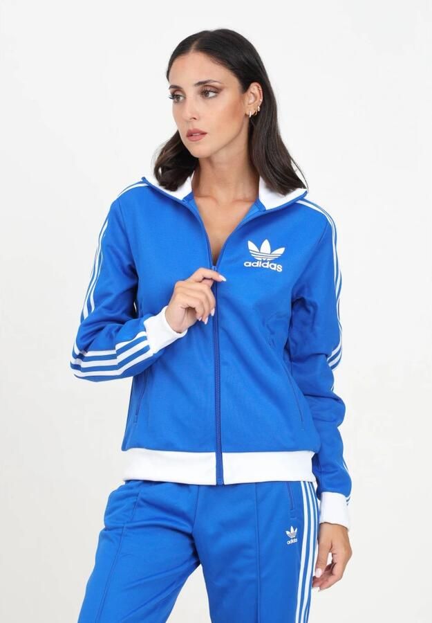 Adidas Originals Beckenbauer Jacke women Trainingspakken blauw Maat XS Kleding