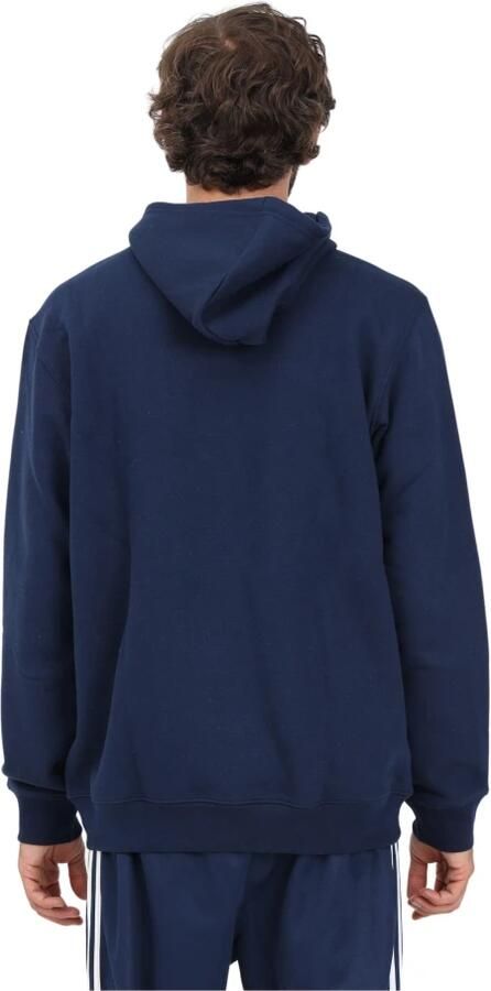 Adidas Originals Trefoil Essential Fleece Hoodie Night Indigo- Heren Night Indigo - Foto 2