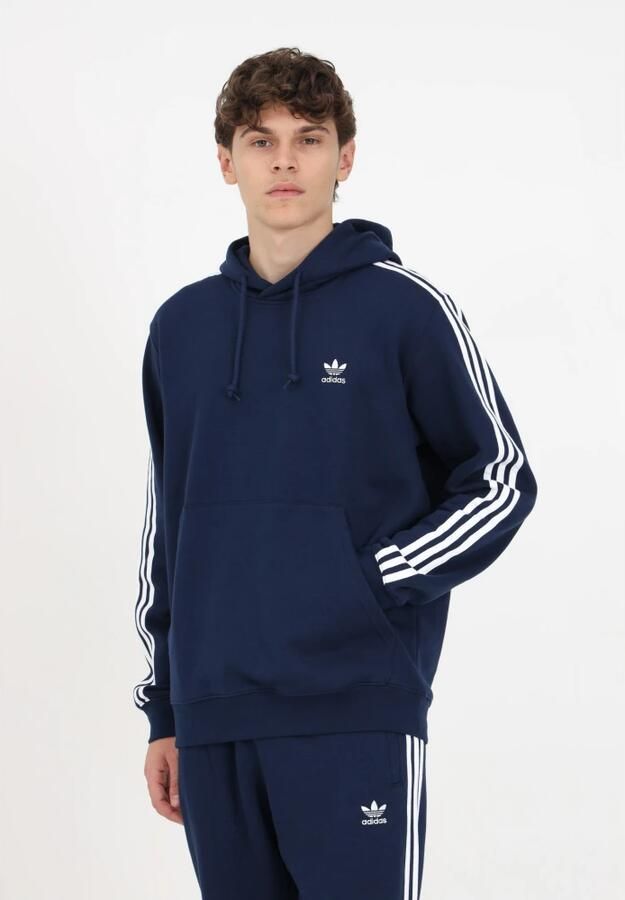 Adidas Originals Blauwe hoodie voor heren Blauw Heren