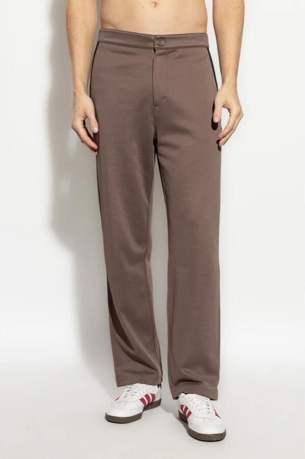 Adidas Originals Broek met logo-vormige applicatie Brown Heren - Foto 4