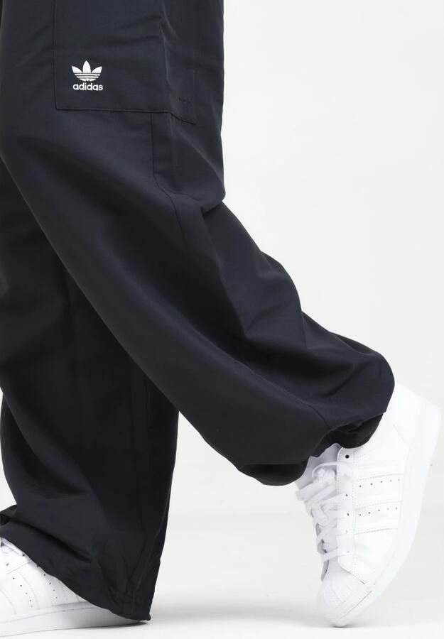 Adidas Originals Cargo Geweven Zwarte Broek Essentials Black Dames - Foto 4