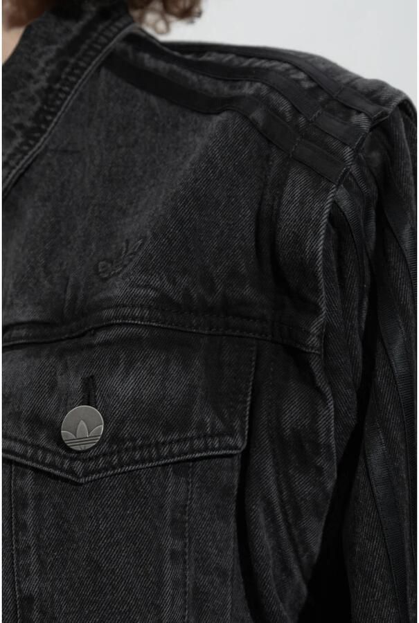 Adidas Originals Denim jack in oversized stijl Black Dames - Foto 2