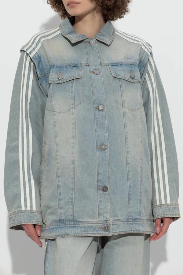 Adidas Adilenium Season 3 Two-in-One Denim Overhemdjack Veelkleurig- Dames Veelkleurig - Foto 4