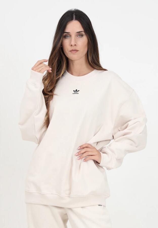Adidas Originals Essentials Oversized Beige Sweater Beige Dames - Foto 2