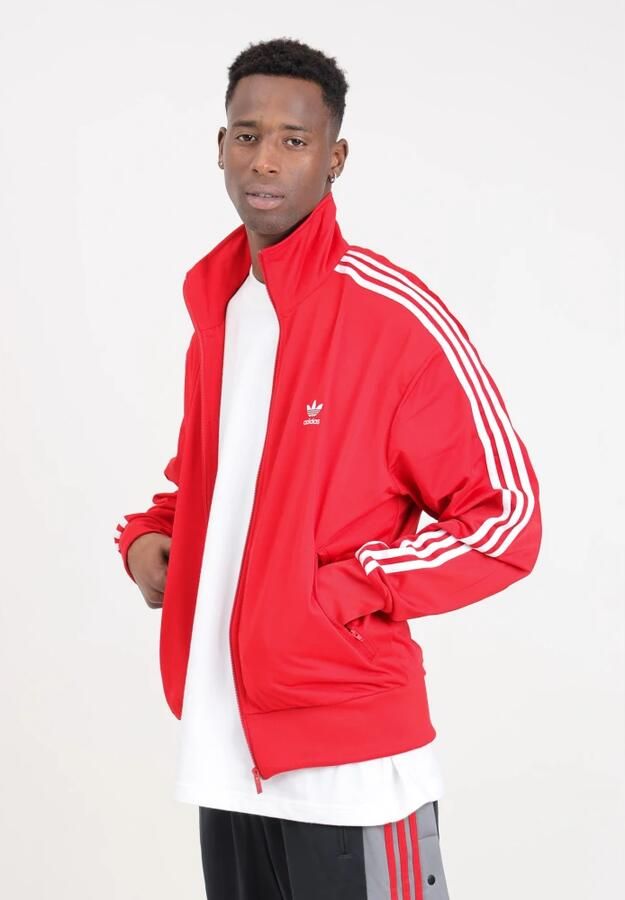 Adidas Originals Adicolor Firebird Trainingsjack Trainingsjassen Heren better scarlet white maat: XL beschikbare maaten:S M L XL - Foto 2