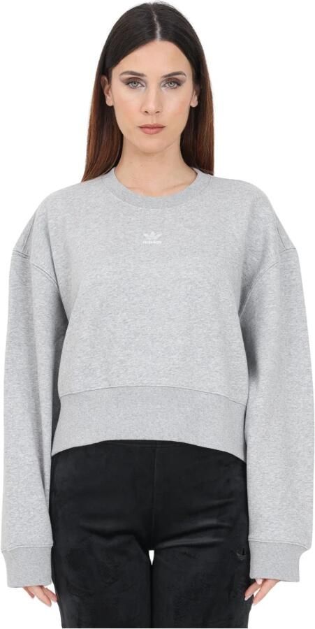 Adidas Originals Grijze Adicolor Essentials Crew Sweater Gray Dames