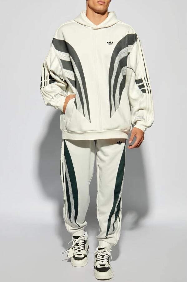 Adidas Witte Sweatshirt met Grijs-Zwart Print White Heren - Foto 3