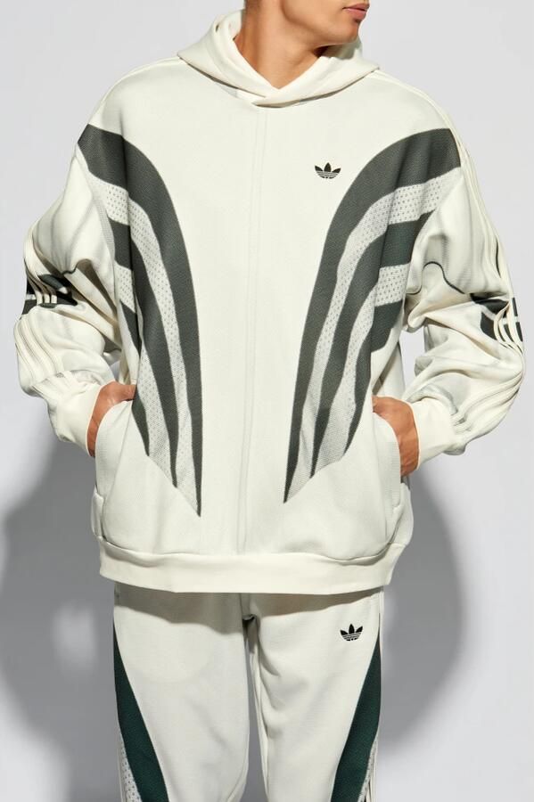 Adidas Witte Sweatshirt met Grijs-Zwart Print White Heren - Foto 4