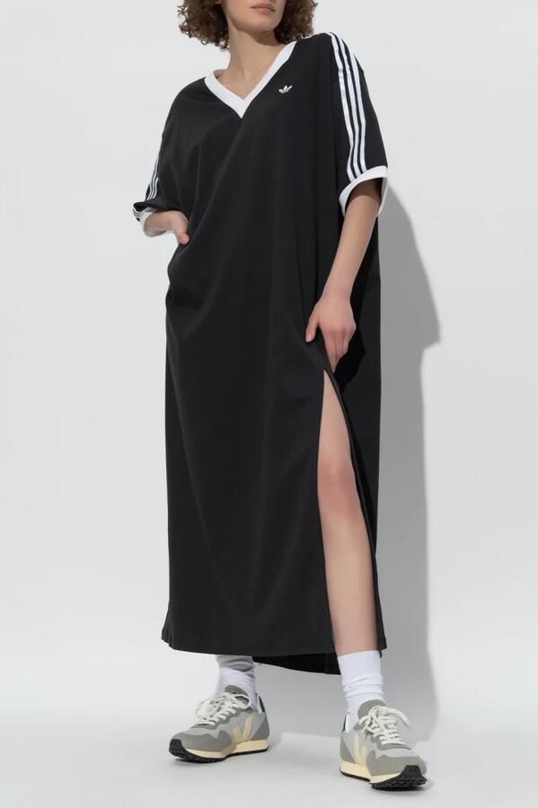 Adidas Adilenium Season 3 Oversized V-Jurk Zwart- Dames Zwart - Foto 2