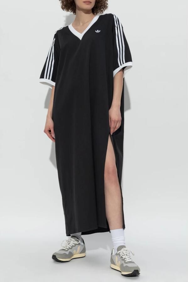 Adidas Adilenium Season 3 Oversized V-Jurk Zwart- Dames Zwart - Foto 3
