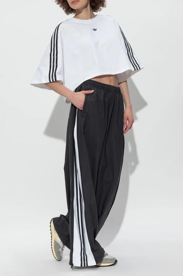Adidas Originals Korte T-shirt met logo White Dames - Foto 2