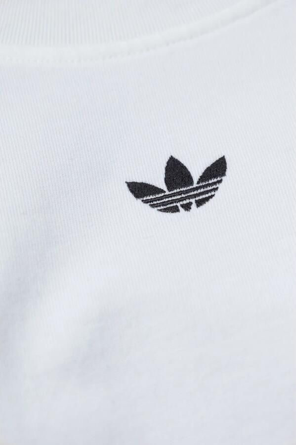 Adidas Originals Korte T-shirt met logo White Dames - Foto 5