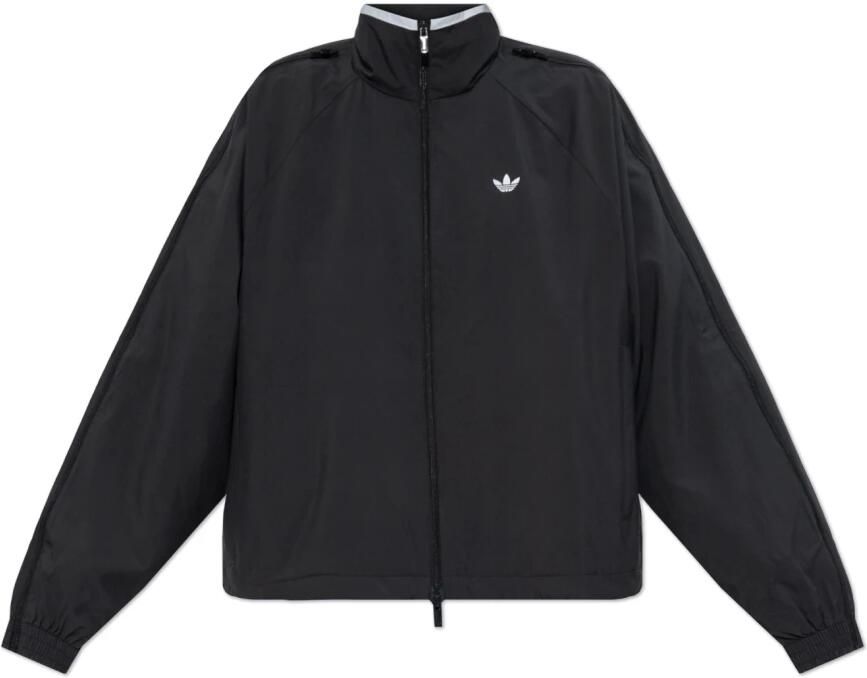 Adidas Originals Lichtgewicht Jack met Logo Black Dames