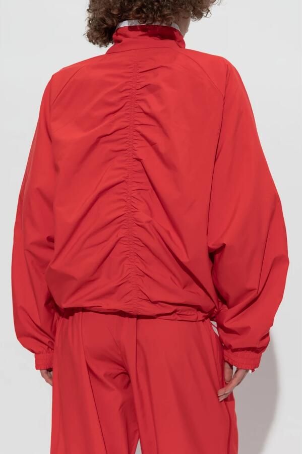 Adidas Originals Woven 3-strepen zip trainingsjacke Women Trainingspakken rood Maat XS Kleding - Foto 5