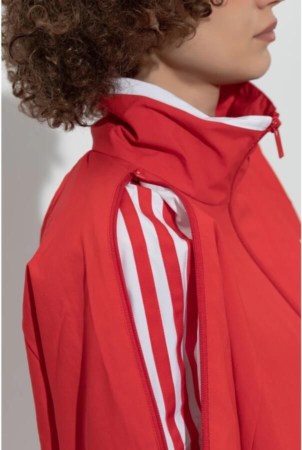 Adidas Originals Woven 3-strepen zip trainingsjacke Women Trainingspakken rood Maat XS Kleding - Foto 2