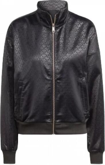 Adidas Originals Monogram Satin Jas Bomberjacks Kleding black maat: L beschikbare maaten:XS S M L