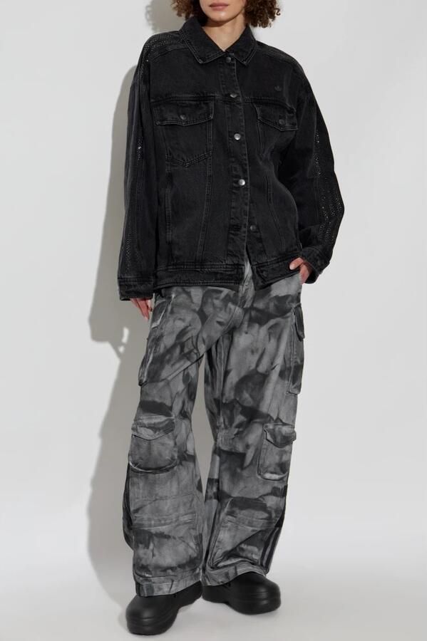 Adidas Originals Spijkerjasje met glinsterende pailletten Black Dames - Foto 3