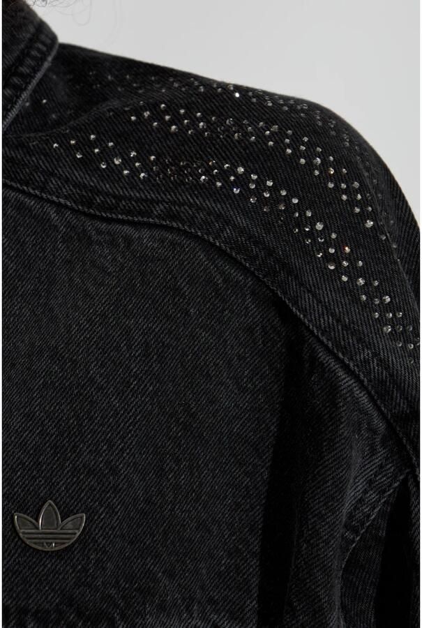 Adidas Originals Spijkerjasje met glinsterende pailletten Black Dames - Foto 2