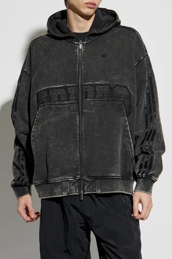 Adidas Adilenium Season 3 Graphic Ritshoodie Zwart- Heren Zwart - Foto 3