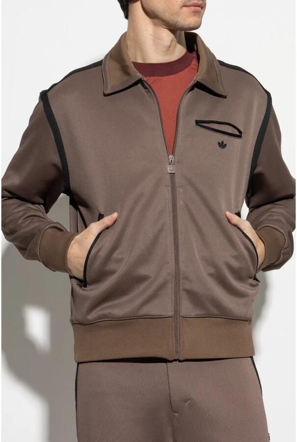 Adidas Originals Sweatshirt met logo-vormige applicatie Brown Heren - Foto 2