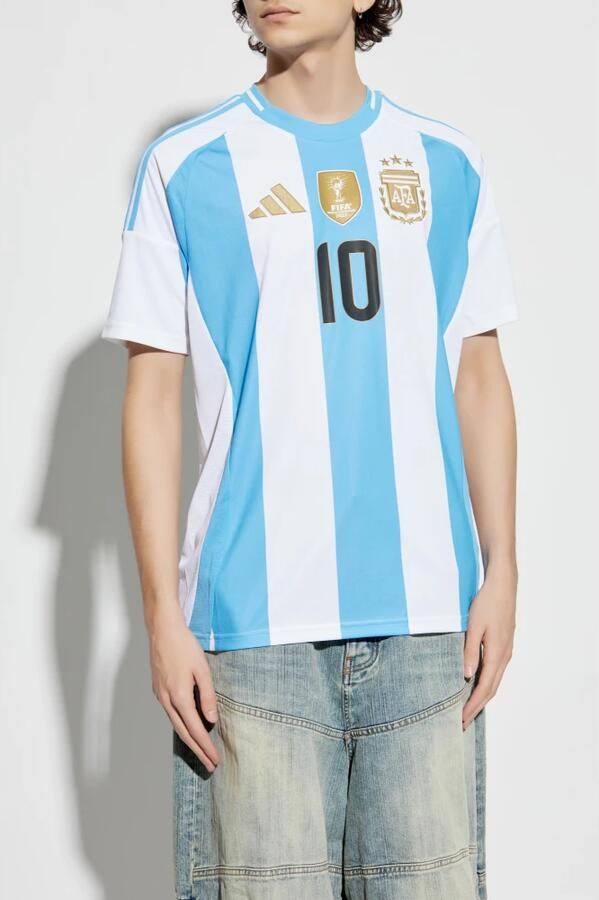Adidas Originals T-shirt met het embleem van het Argentijnse nationale team Blue Heren - Foto 3