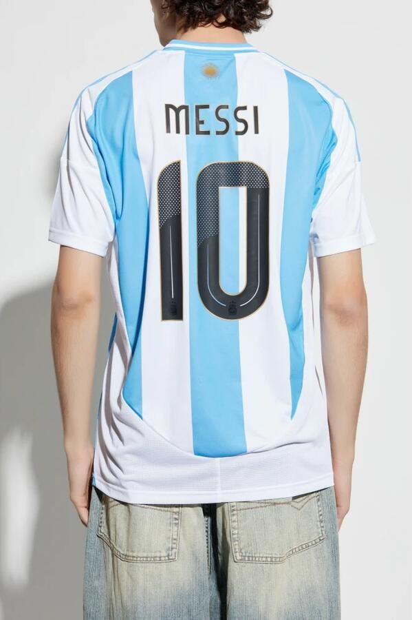 Adidas Originals T-shirt met het embleem van het Argentijnse nationale team Blue Heren - Foto 4