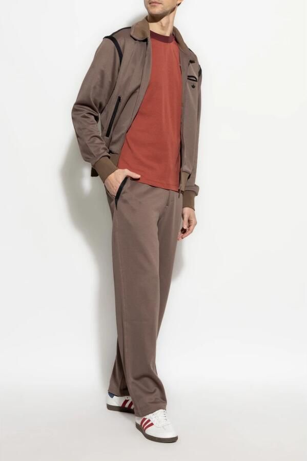 Adidas Originals Sweatshirt met logo-vormige applicatie Brown Heren - Foto 4