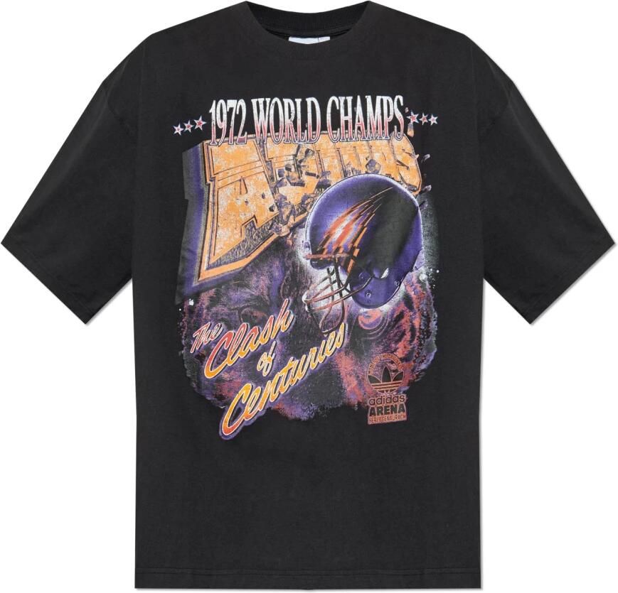 Adidas Originals T-shirt met print Black Heren