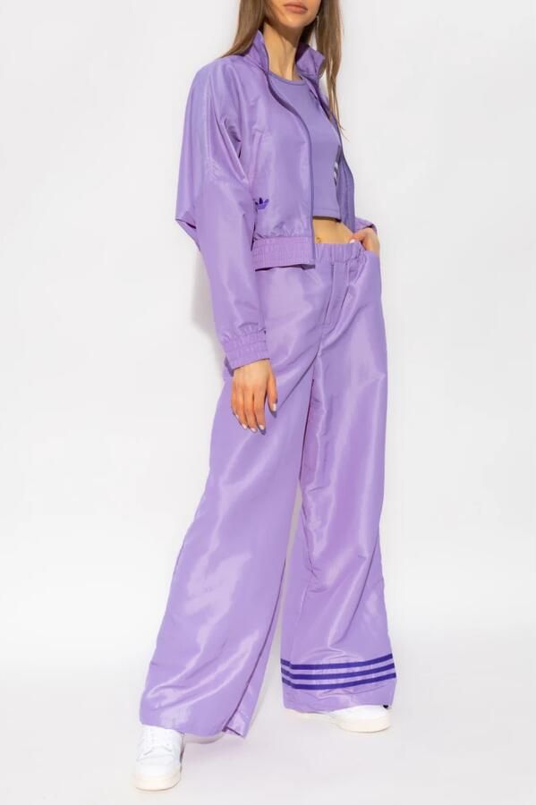 Adidas Originals T-Shirts Purple Dames - Foto 3