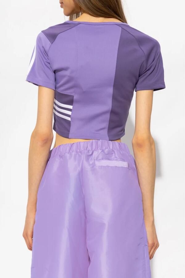 Adidas Originals T-Shirts Purple Dames - Foto 5