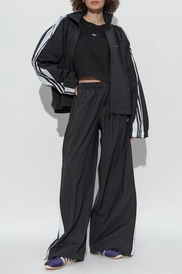 Adidas Originals Korte T-shirt met logo Black Dames - Foto 3