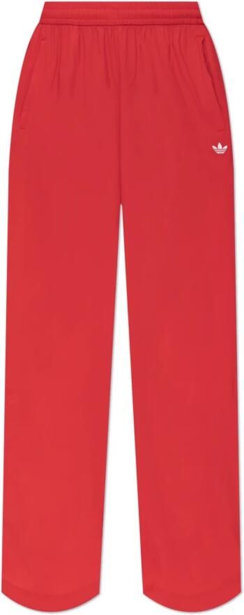 Adidas Originals Woven Wide-Leg Broek met 3 Strepen Women Trainingsbroeken rood Maat XS Kleding - Foto 15