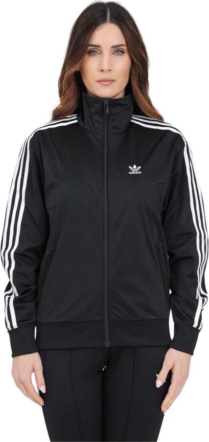 Adidas Originals Oversized Firebird Track Top Black- Dames Black