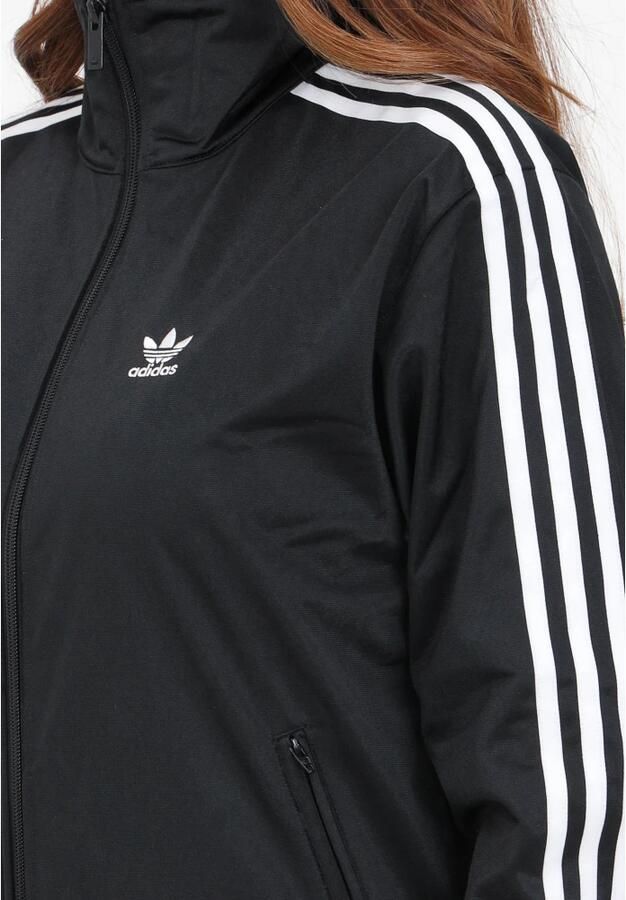 Adidas Originals Oversized Firebird Track Top Black- Dames Black