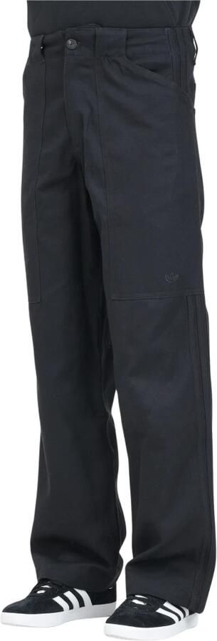 Adidas Originals Zwarte Cargo Broek Premium Essentials Black Heren