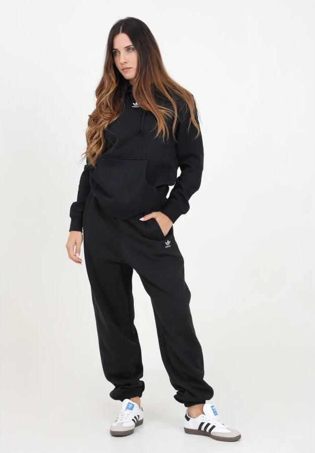 Adidas Originals Essentials Fleece Loose Joggingbroek Zwart- Dames Zwart - Foto 4