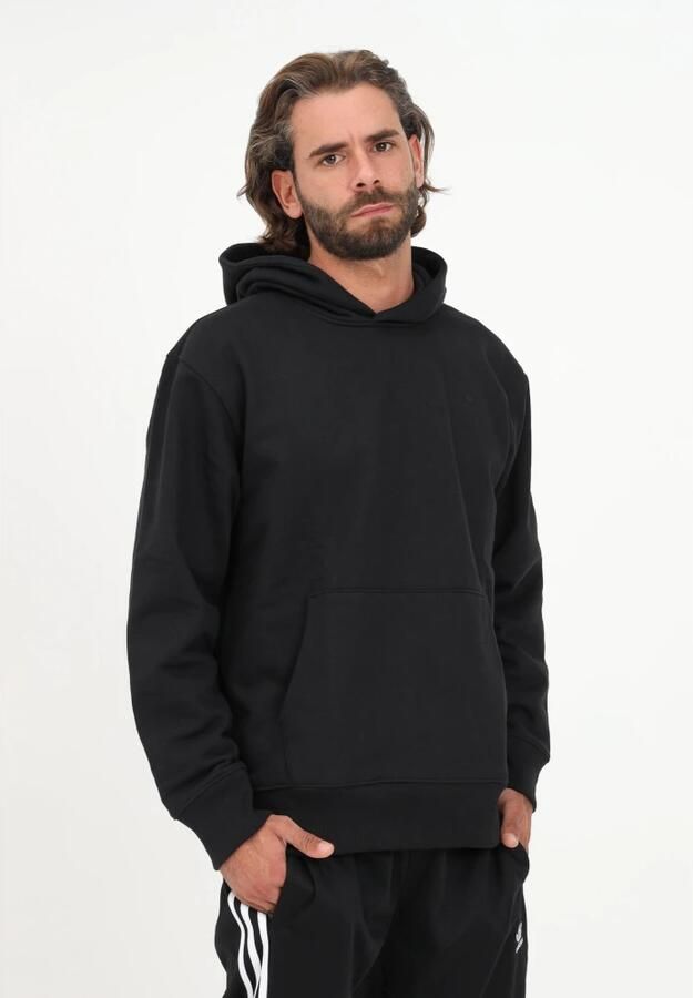 Adidas Originals Zwarte Hoodie Premium Essentials Sweater Black Heren