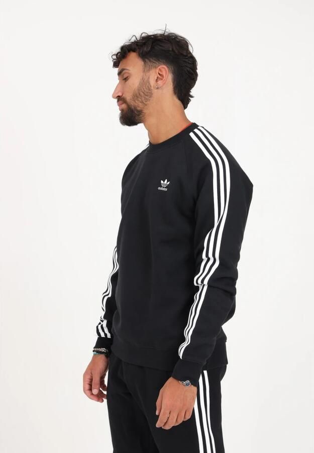 Adidas Adicolor Classics 3-Stripes Sweater Zwart- Heren Zwart - Foto 4