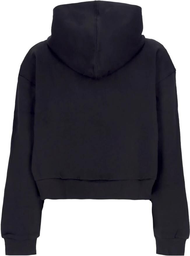 Adidas Originele en Moderne Hoodie met Vetersluiting Black Dames - Foto 2