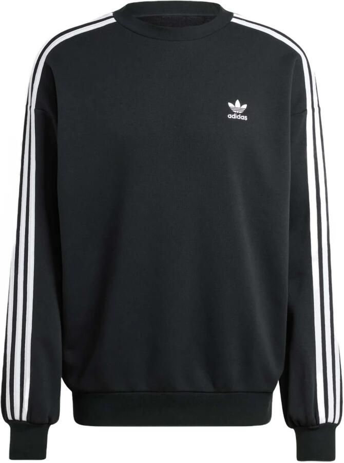 Adidas Originals Oversized 3-strepen crew sweatshirt Men Hoodies & Sweaters zwart Maat XL Kleding - Foto 3