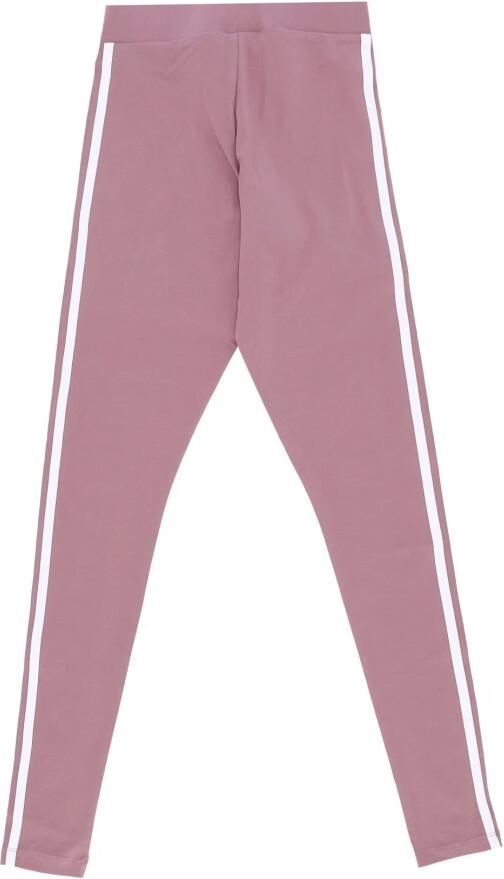 Adidas Paarse 3 Strepen Leggings Elastische Taille Purple Dames - Foto 2