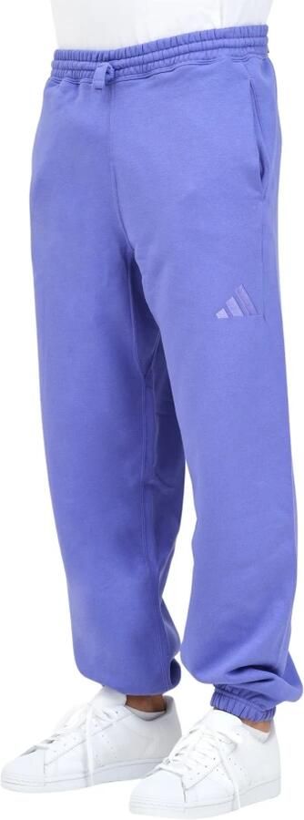 Adidas Performance Sportieve Broek Fleece Loose Purple Heren - Foto 3